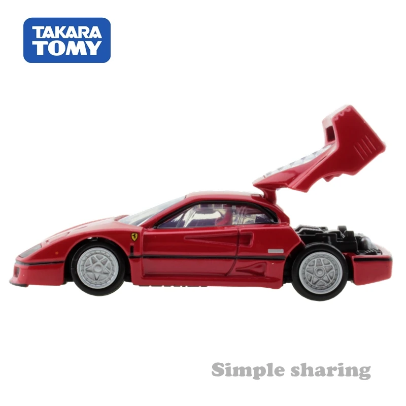 TAKARA TOMY-Diecast Modelo de Simulação de Liga, Caixa Preta, Brinquedos de Exibição, Presentes Infantis, TP31, F40, 1:64