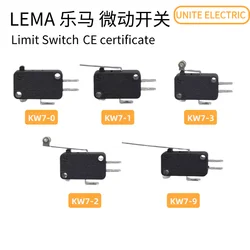 Uniteelec 5Pcs/10Pcs/Lot Lema KW7-0 3A Door Subminiature RO System Push Button Water Heater Black Limit Micro Switch