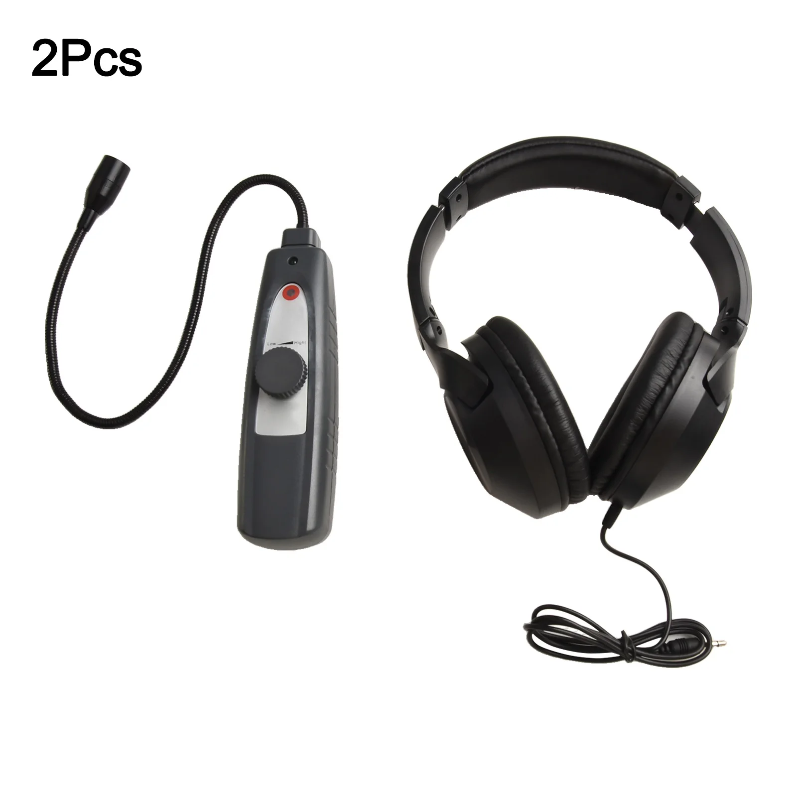 Leak Detector Determine Meter Tools Automotive Noise Finder Ultrasound With Headphone 171*43*38mm 40kHz ± 2kHz