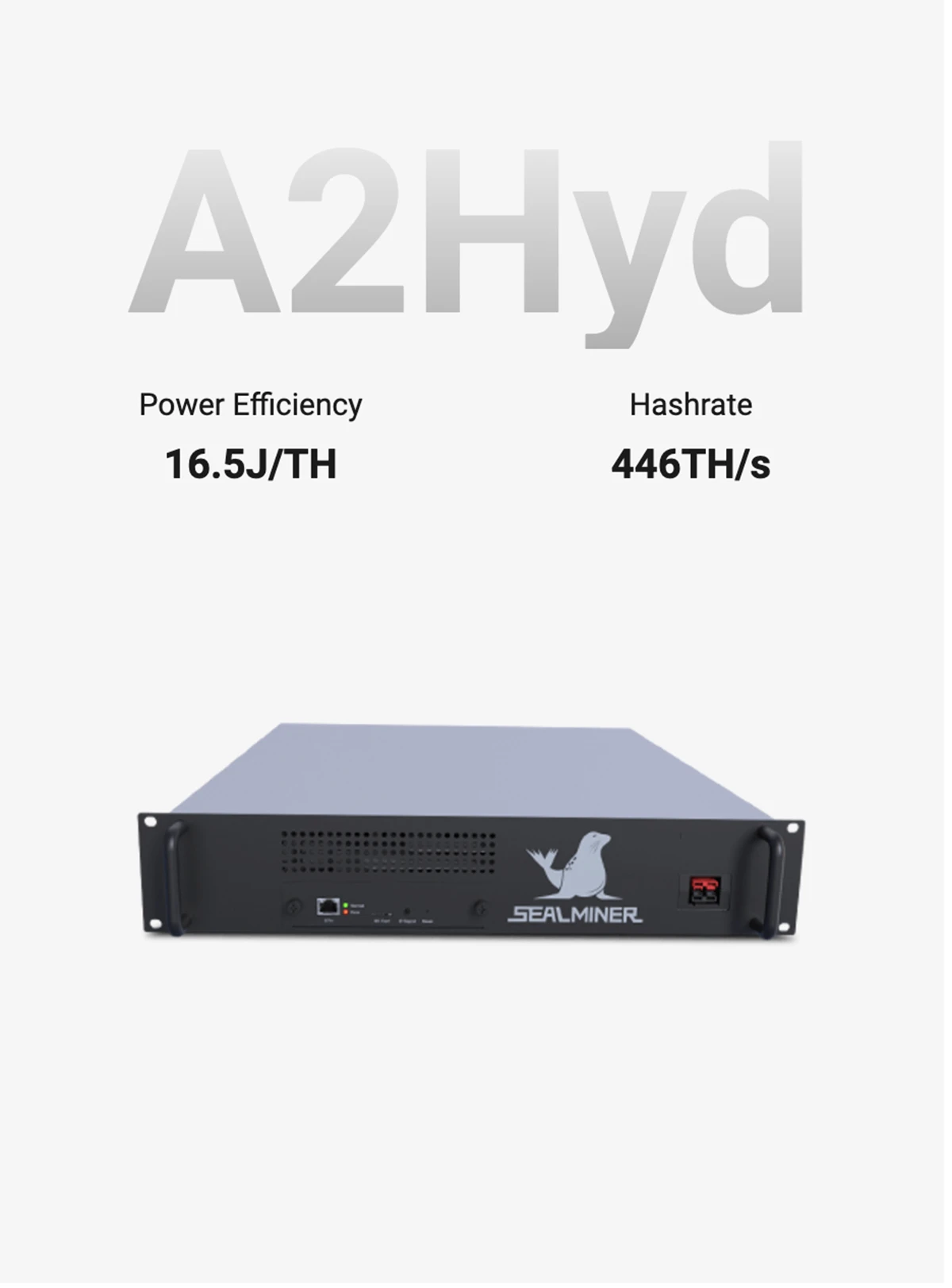 Bitdeer SealMiner A2 Hydro Bitcoin Miner 446TH/s 7360W Velocità di hash Potente macchina mineraria per criptovaluta