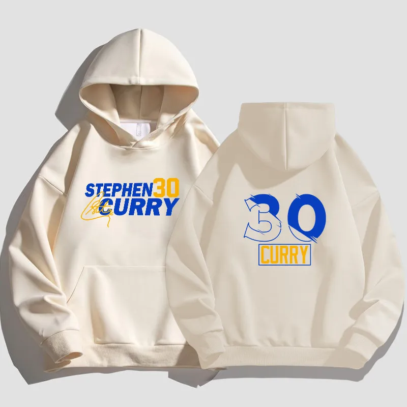 Curry Basketball Hoodie Gold State Sports Coat Warriors Stephen Sweatshirt Black