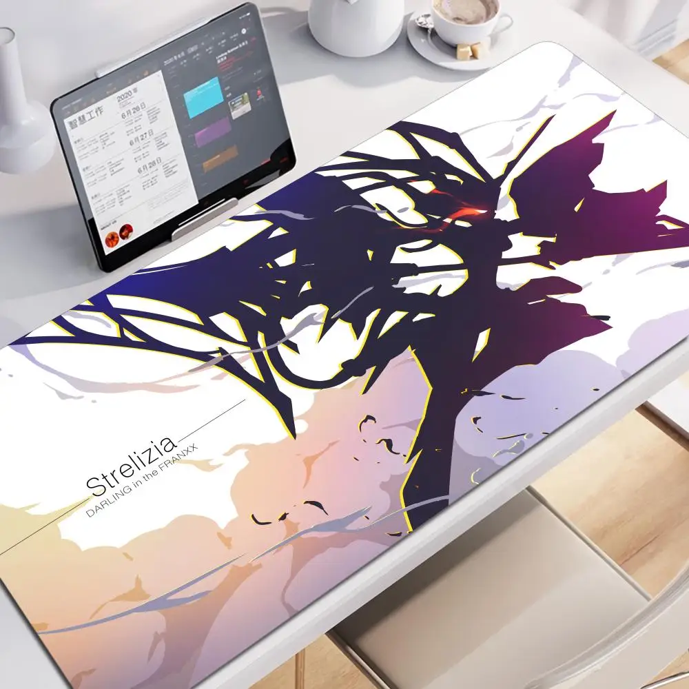 Darling In The FranXX Mouse Pad 90x40CM Non-slip Gaming Mousepad Gamer E-Sports Mouse Mat Game Mechanical Keyboard XXL Desk Mat