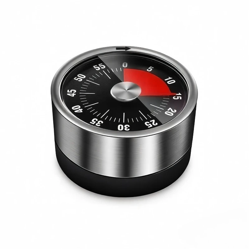 Kitchen Mechanical Timer, Student Time Management Reminder, Self-discipline Countdown Alarm for Study & Household
