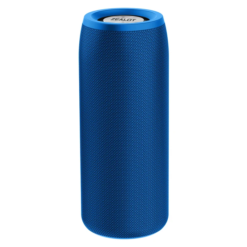 Zealot-S51 draagbare Bluetooth-luidspreker Verbeterde draagbare basluidspreker met 12 uur speeltijd, IPX5 waterdicht, APP-bediening, voor kamperen