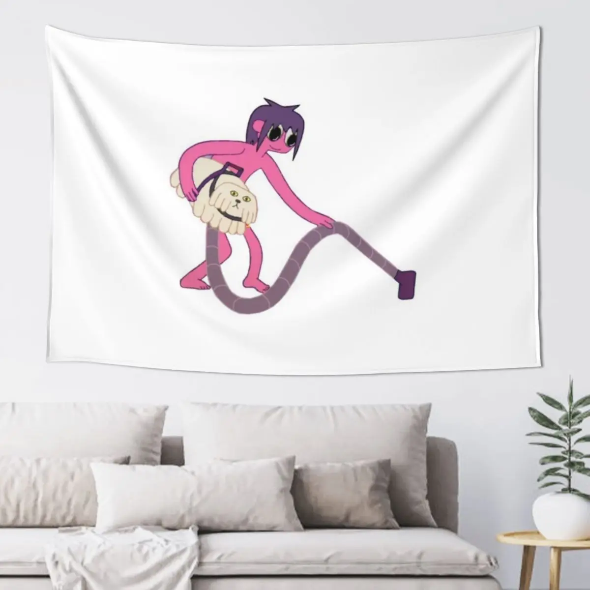 

Charlotte Vaccum and Clancy - The midnight gospel Tapestry Room Decore Aesthetic Aesthetic Room Decorations House Decor Tapestry