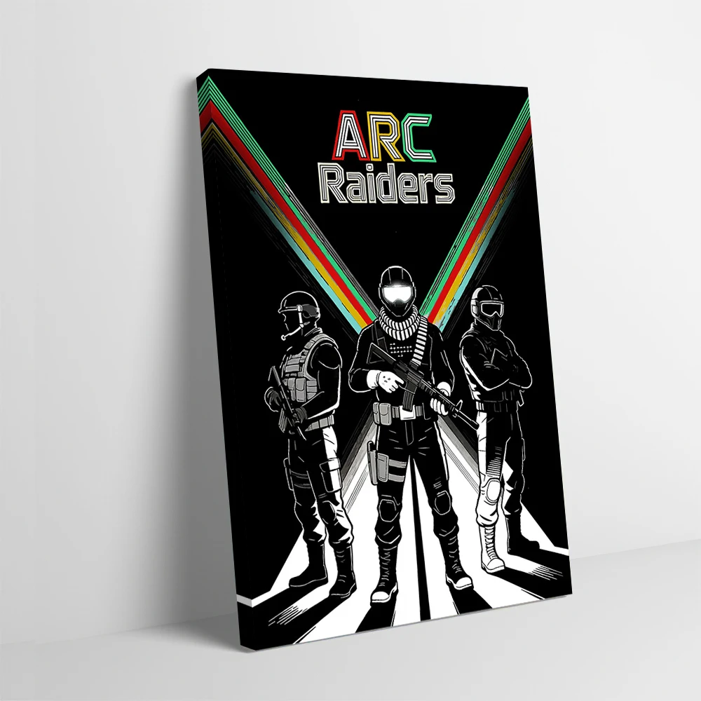 ARC Raiders Team Printed Poster Customizable Pictures Wall Art Canvas Painting Gift for Decorative Picture Gaming Decoration