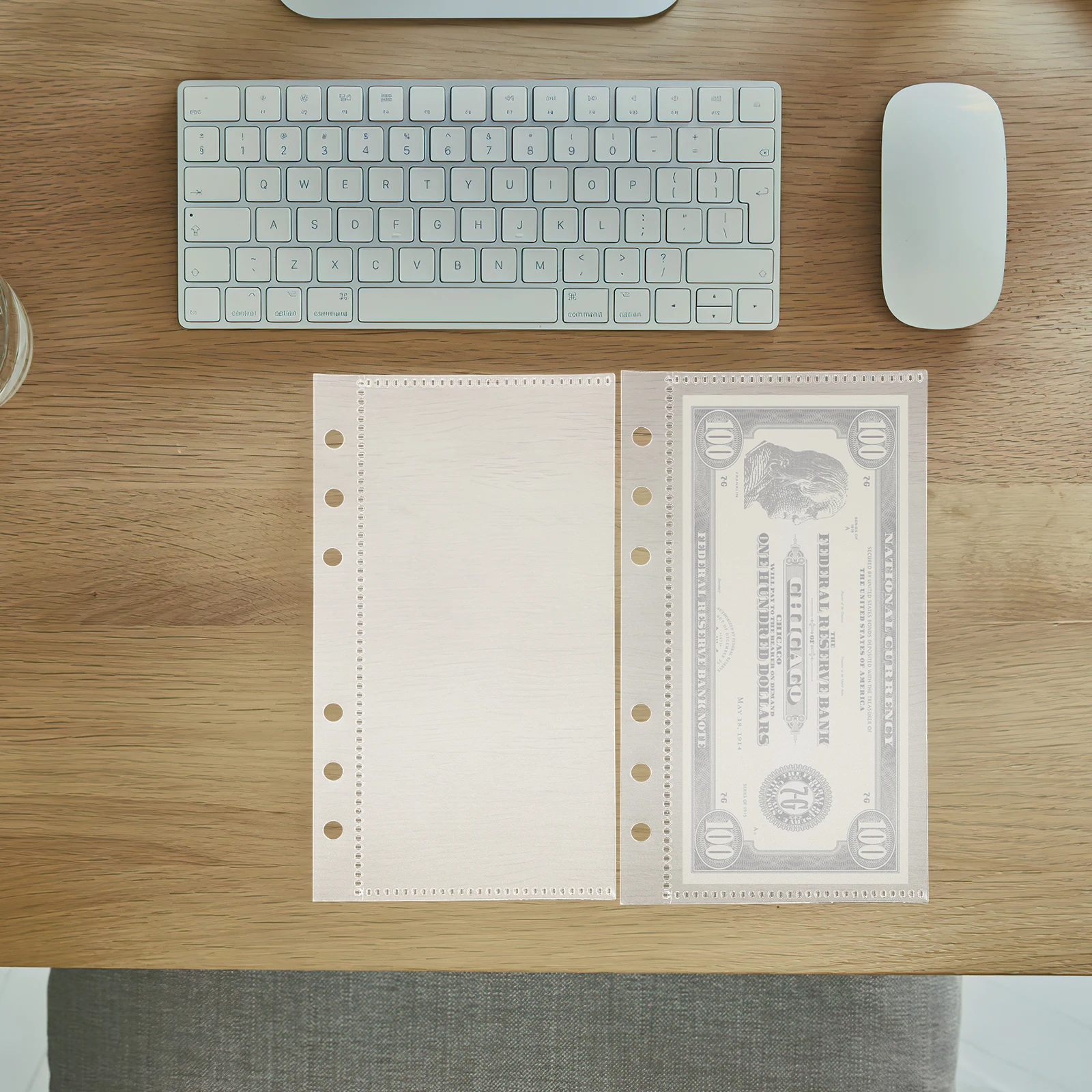 5 قطعة Pp مقسم إدراج الميزانية الموثق فضفاضة ورقة جيب قابلة لإعادة الاستخدام إدراج صغير مجلد دفتر المحمولة متعددة الاستخدام العرض #1