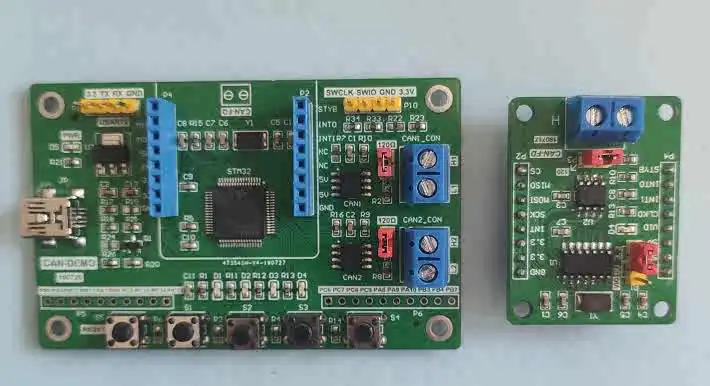 Canfd Development Board Mcp2518SPI to Canfd Module Stm32f103 105 Can to Canfd