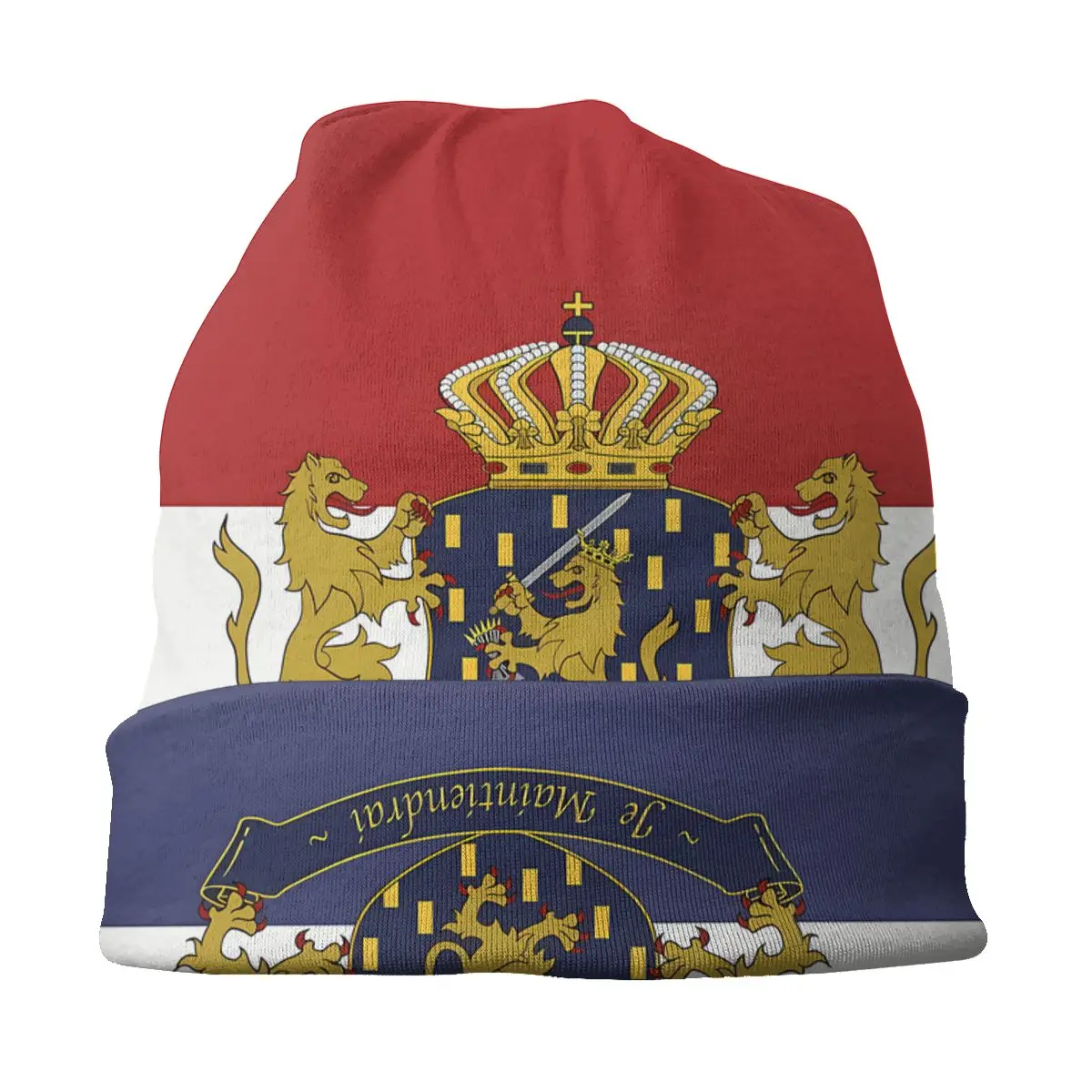 Rijkswapen Nederland (abrigo de los Países Bajos), gorros finos para mujer, gorros casuales de doble uso, otoño