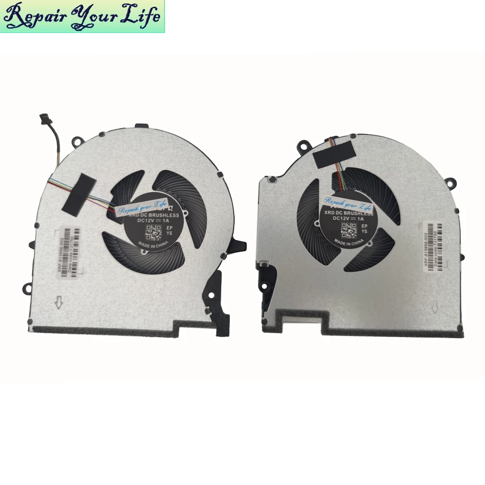 Notebook Cooler CPU GPU Fan Cooling For HP OMEN 17-CK CK1000 TPN-Q266 M78888 M78889-001 EG75091S1-C010-S9A C020-S9A DC12V 9.6W image 3