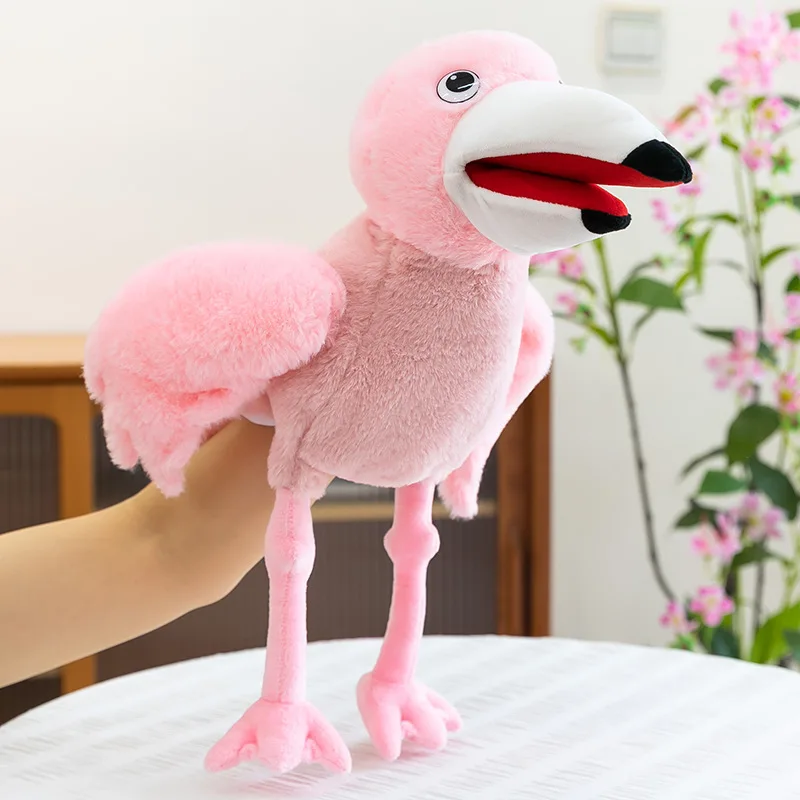 Accesorios de actuación escolar de marionetas de pájaros, muñecas del océano, regalos de actividades, interacción entre padres e hijos, ayuda para enseñanza de aves para niños