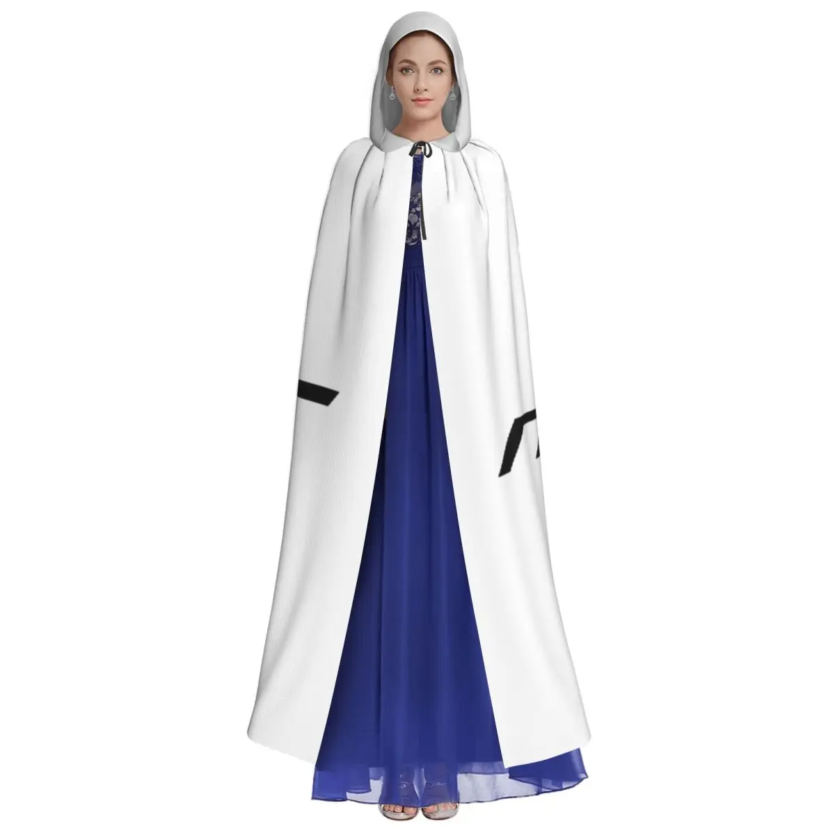 Ninet lange capuchon mantel heks middeleeuws kostuum cosplay Cape Halloween jas volwassen unisex