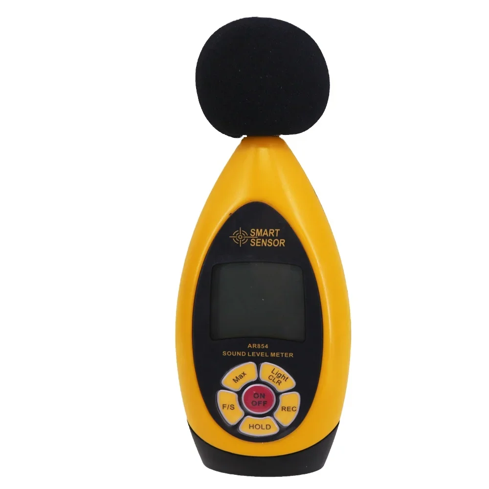

Smart Sensor AR854 Digital Sound Level Meter Noise Tester with Software 30~130dBA 20Hz~8KHz