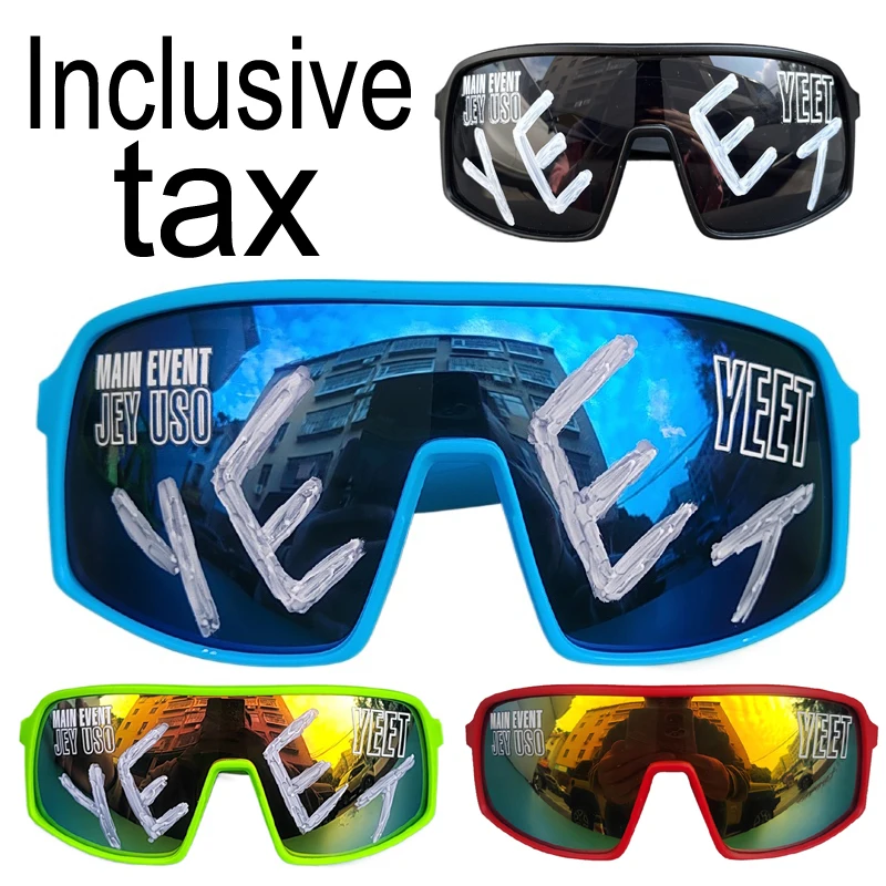 Jey Uso Yeet Glasses Sports Shades sunglasses Bloodline USOS RARE colors Motorcycle glasses