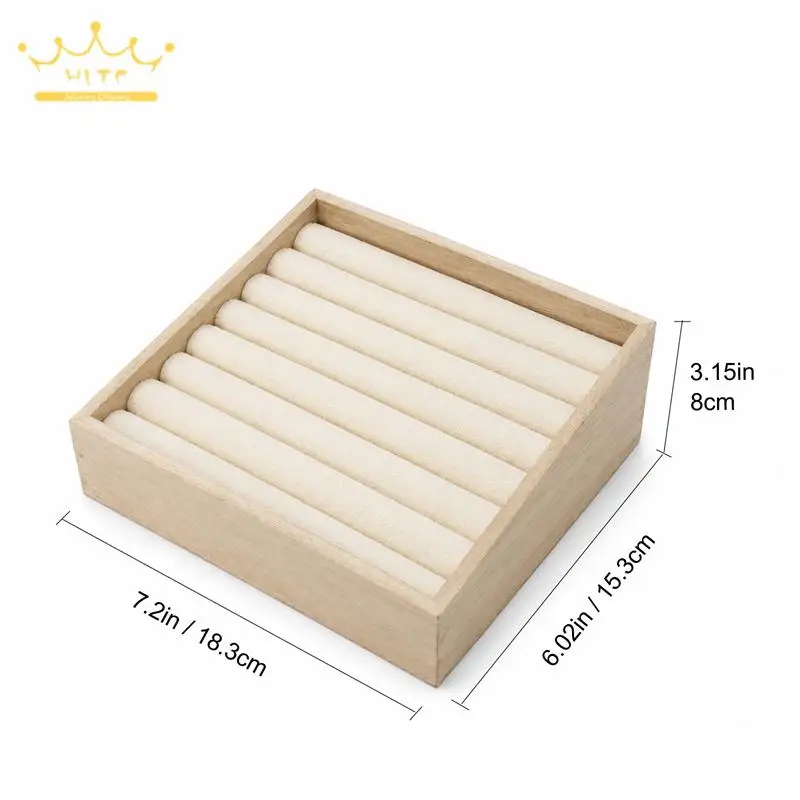 Jewelry Display Stand Jewelry Storage Box Jewelry Display Rack Solid Wood Locket Ring Display Tray