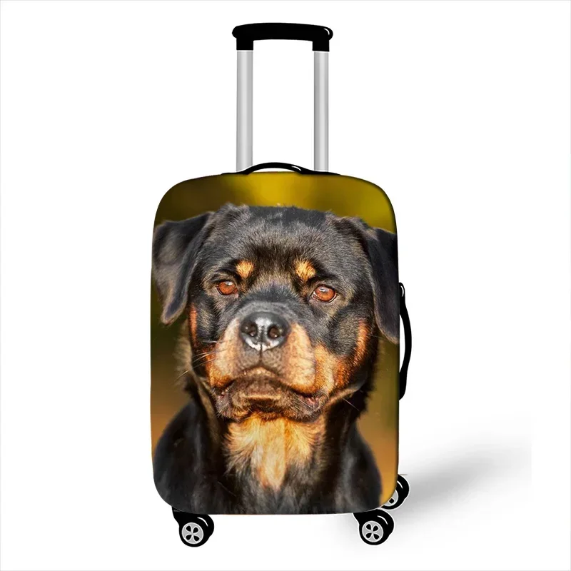 أغطية أمتعة الراعي الألماني بولدوج بيغل السفر مطاطا الغبار الغطاء الواقي 18-32 بوصة حقيبة أمتعة حقيبة يغطي #5