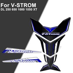 For Suzuki V STROM VSTROM DL 1000 250 650 1050 XT Motorcycle Tank Pad Protector Stickers Decals 2016 2017 2018 2019 2020 2021