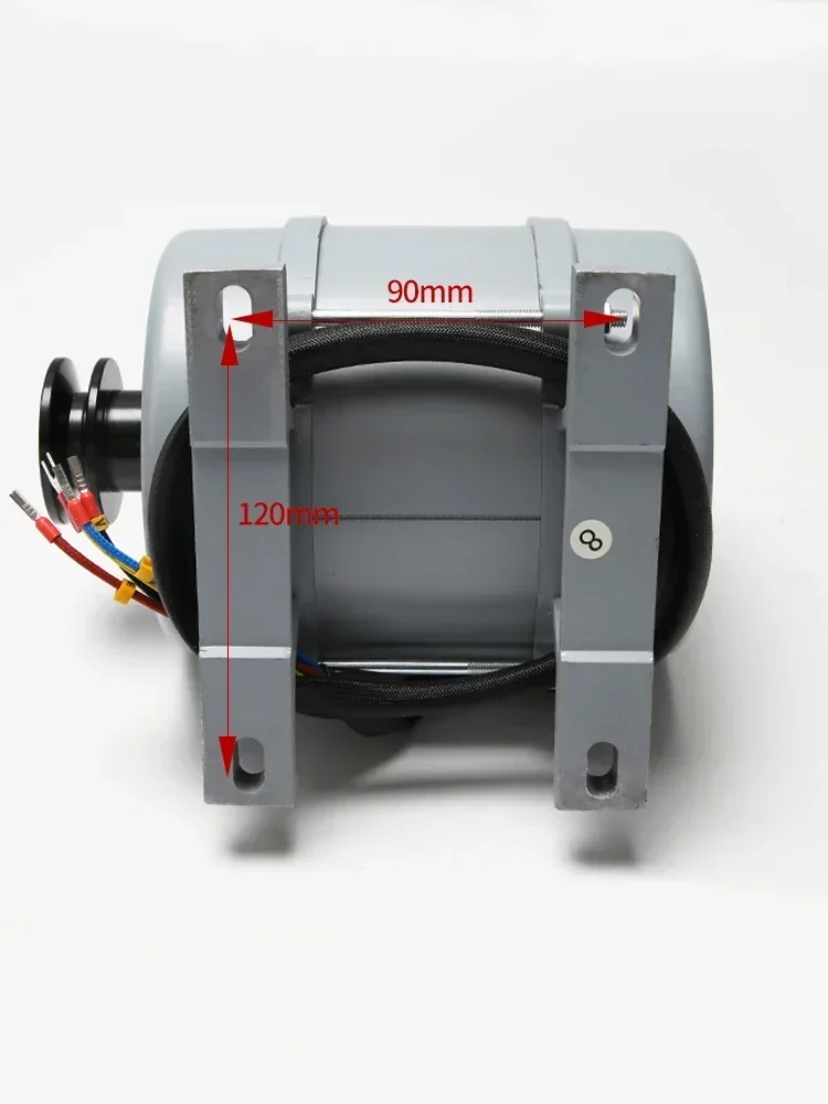 محرك غير متزامن يعمل بالتيار المتردد ثلاثي الطور Ouling YBP90-6Y5/6Y2 محرك Huayuan محرك باب المصعد #2