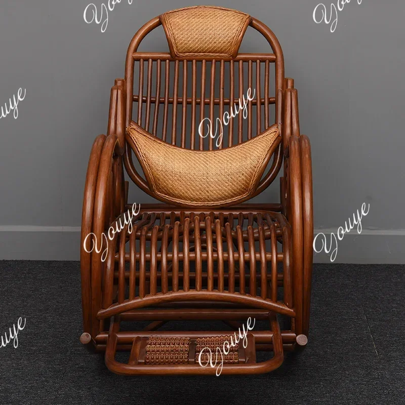 

MX Waterproof Nordic Living Room Chairs Armrest Wood Mobile Floor Rocking Chairs Recliner Lazy Comfy Sedie Da Soggiorno Furnitur