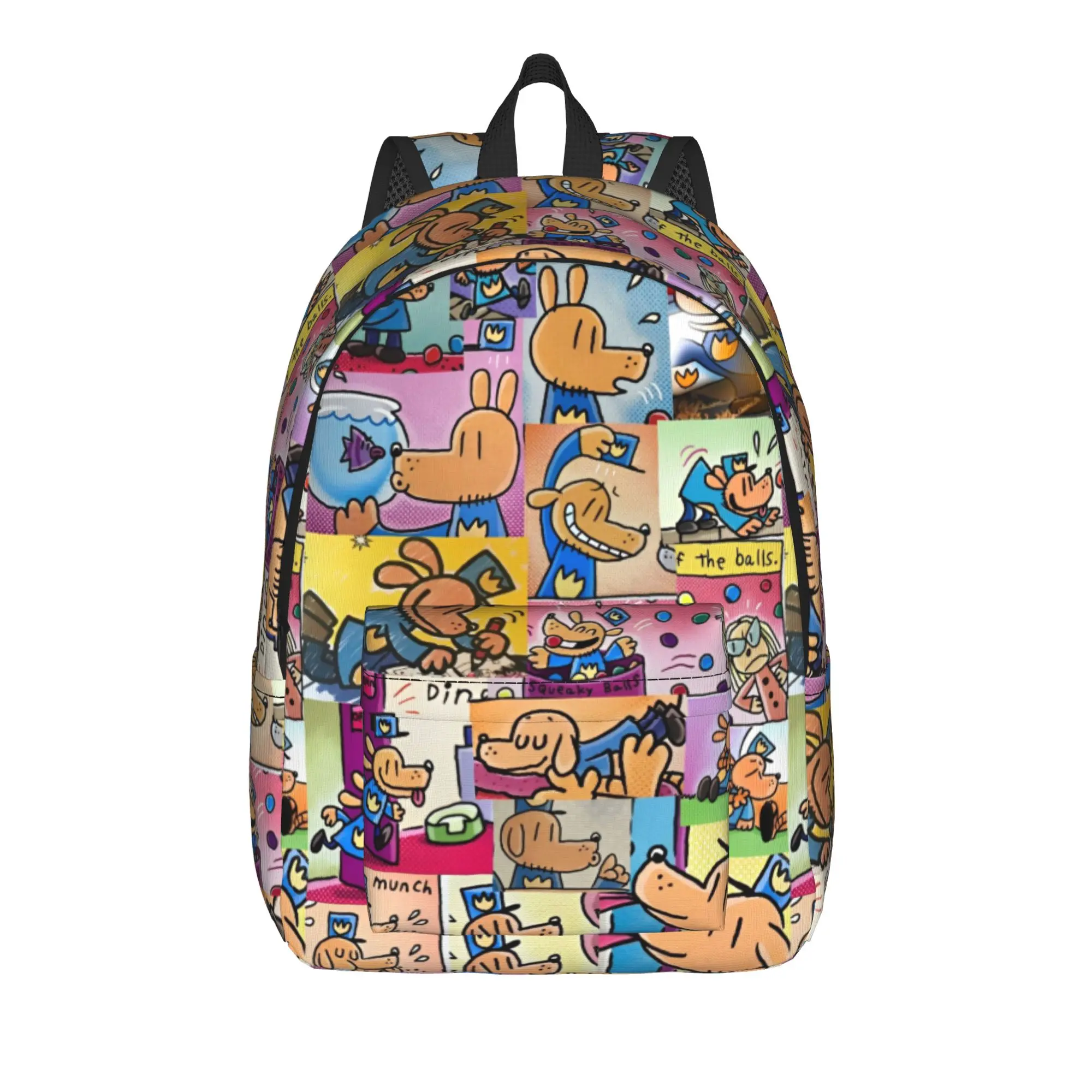 Dogmans Movie Comic Backpack for Men Women Fashion High School Business Daypack Cartoon Laptop Computer Shoulder Bag Sports