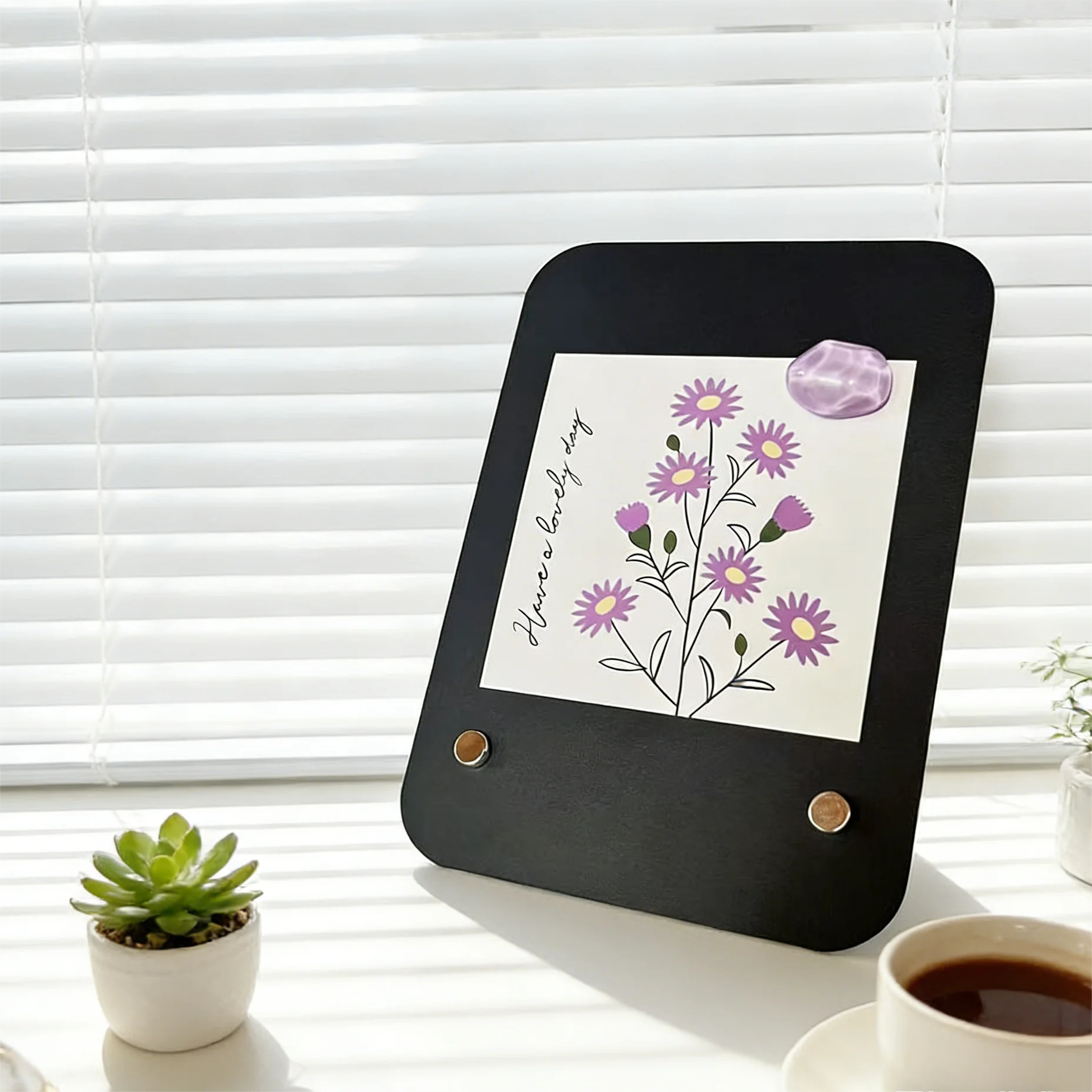 لوحة عرض معدنية حديدية قائمة،  - مراجعة Magnetic Calendar Board وسعره