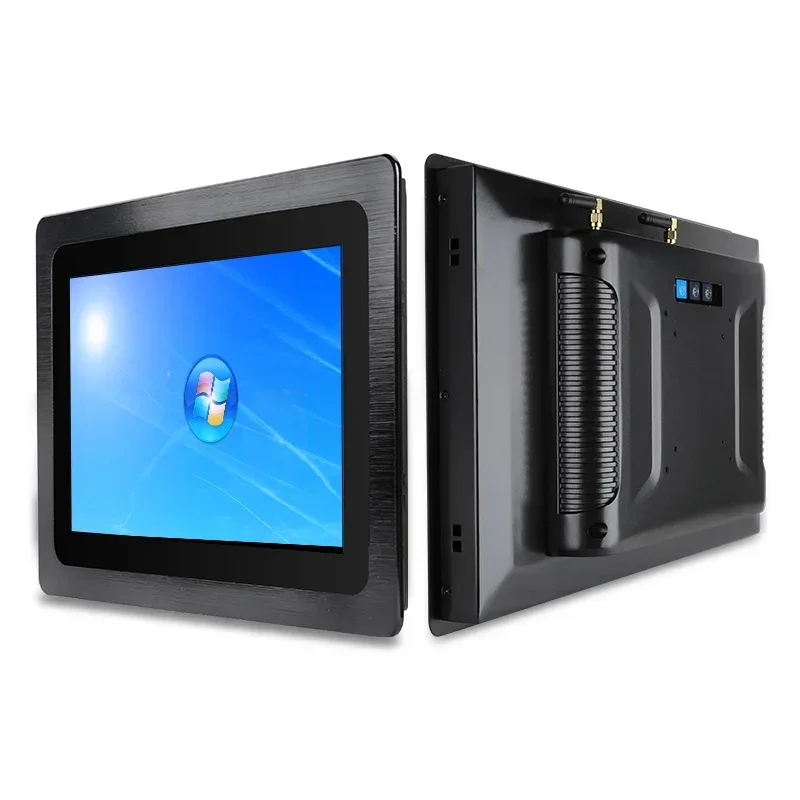 Jawest 17 inch Embedded Industrial Capacitive Touch Screen All in one Computer Panel PC with VGA/RS232/RS485/WIFI
