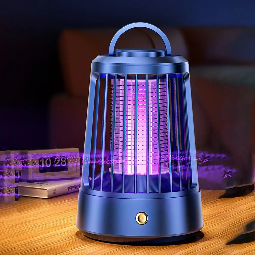 コードレス電気蚊取りランプポータブル電気ショックショックバグザッパーusb充電抗蚊蚊キラーライト