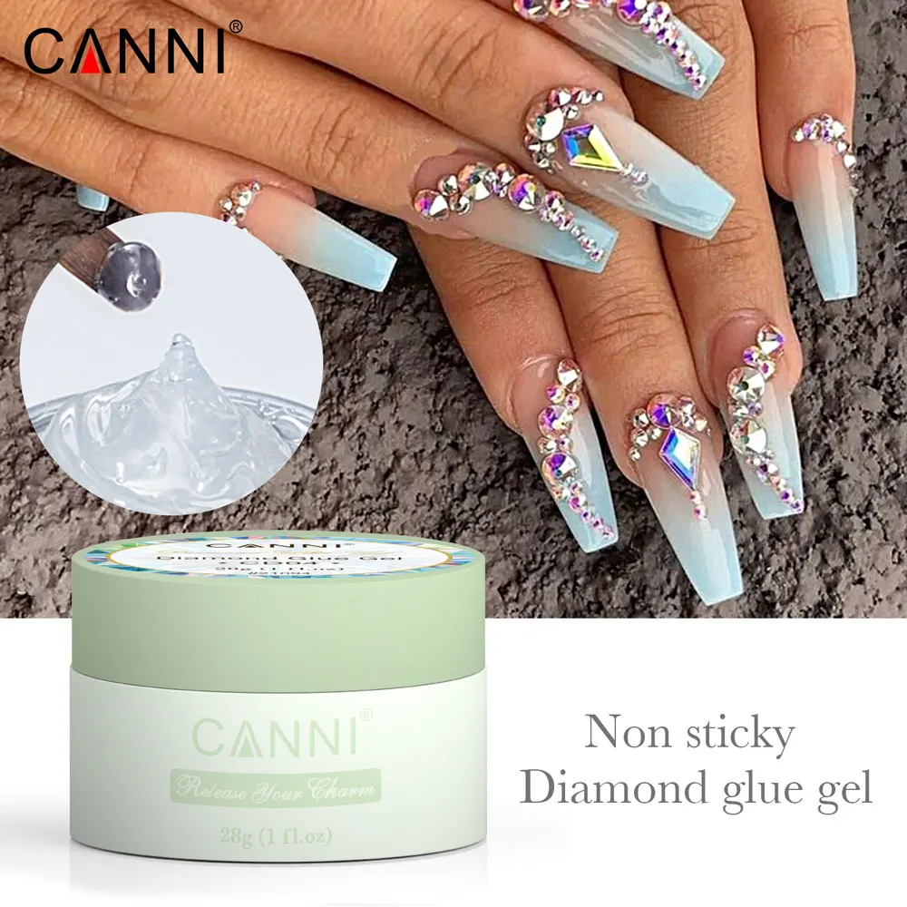 CANNI-Gel de goma de modelado de PVC 3D, Gel de extensión de manos antiadherente transparente, fácil moldeador, esculpido, remojo, manicura de uñas UVLED