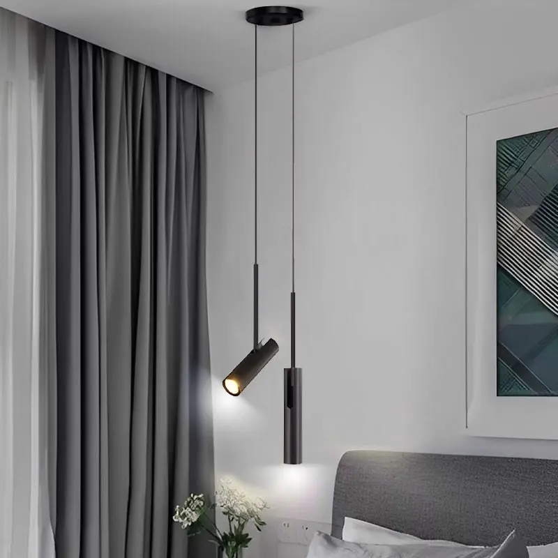 Industrial Suspended Hanging Lamps for Bedroom GU10 LED Cord Pendant Lights Decor for Dinning Room Kitchen Chandelier Lighting