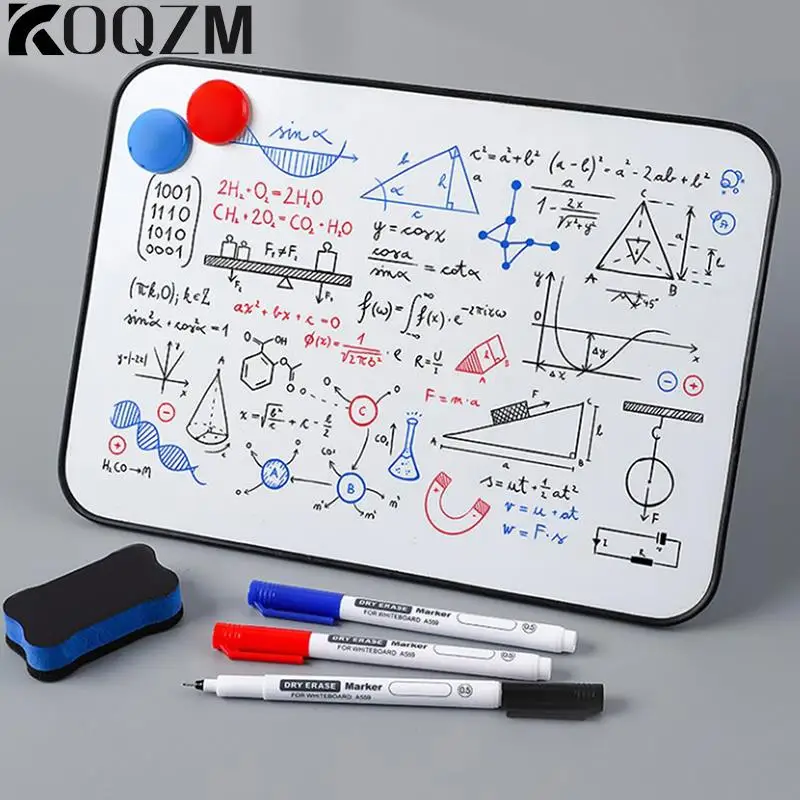 Erasable Whiteboard Pen Permanent Ink Dual Dot Markers To Mark Anything 0.5MM Dry Erasing Pen Office Examination