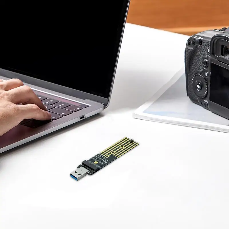 Pcie Expansion Board M.2 NVMe Enclosure USB 3.2 Card 10Gbps Hard Drive Extender Board Type A Direct Plug-in For Laptop Flash