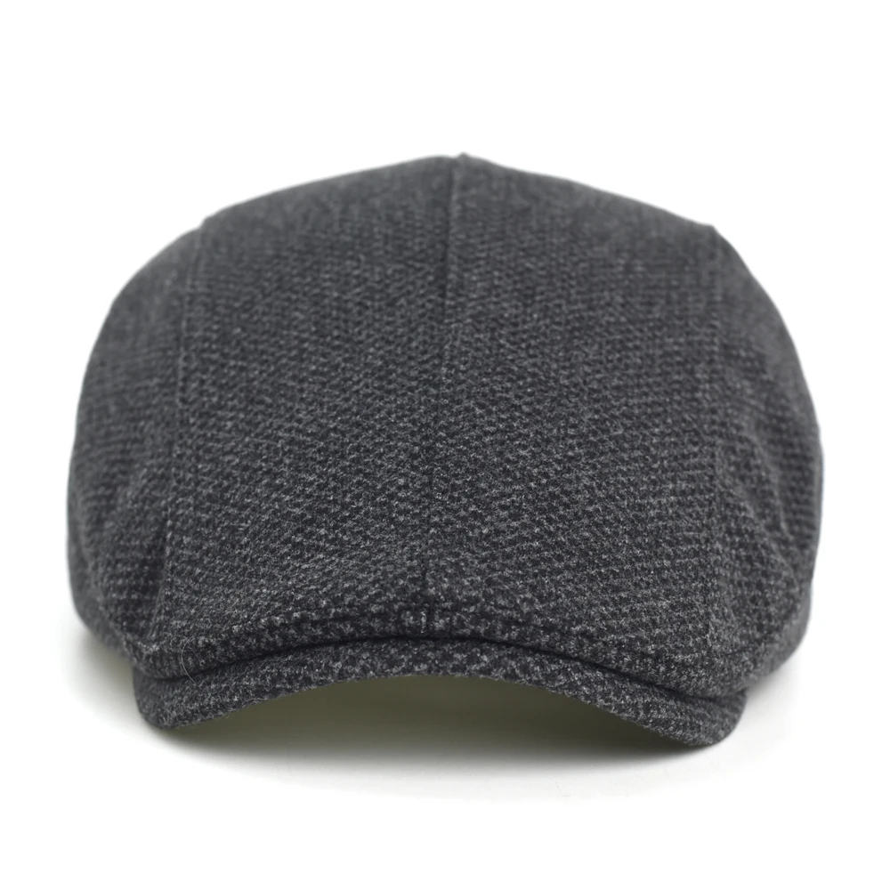 Winter Herbst Warme Zeitungsjunge Mütze Männer Frauen Plaid Dicke Vintage Casual Berets Mode Flachen Hut Schirmmütze Einstellbar – Detail 5