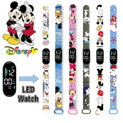 Disney Fashion Mickey Children Watches for Girls Sport Touch Bracelet LED Snoopy Kids Watch Boys Electronic Digiic Digital Clock