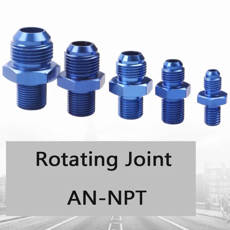 Auto Parts Fuel Pump Oil Cold Adapted Straight Conversion Joint AN3-AN16 to 1/8 1/4 3/8 1/2 3/4 NPT Modified Accessory