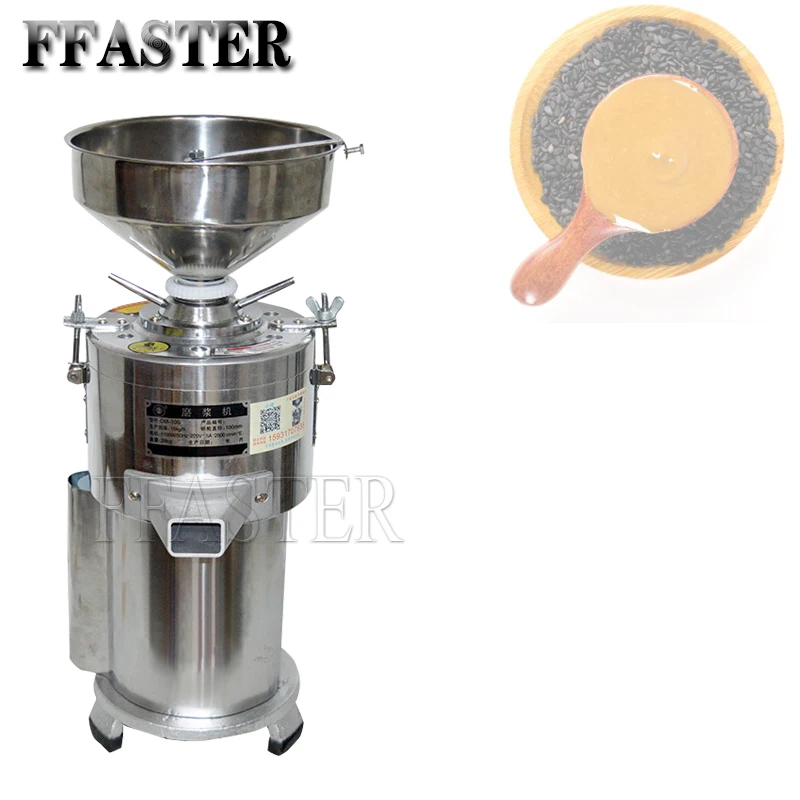 Most Popular Home Appliance Stainless Steel Peanut Butter Grinding Machine Grinder Sesame Colloid Mill Paste Making Maker