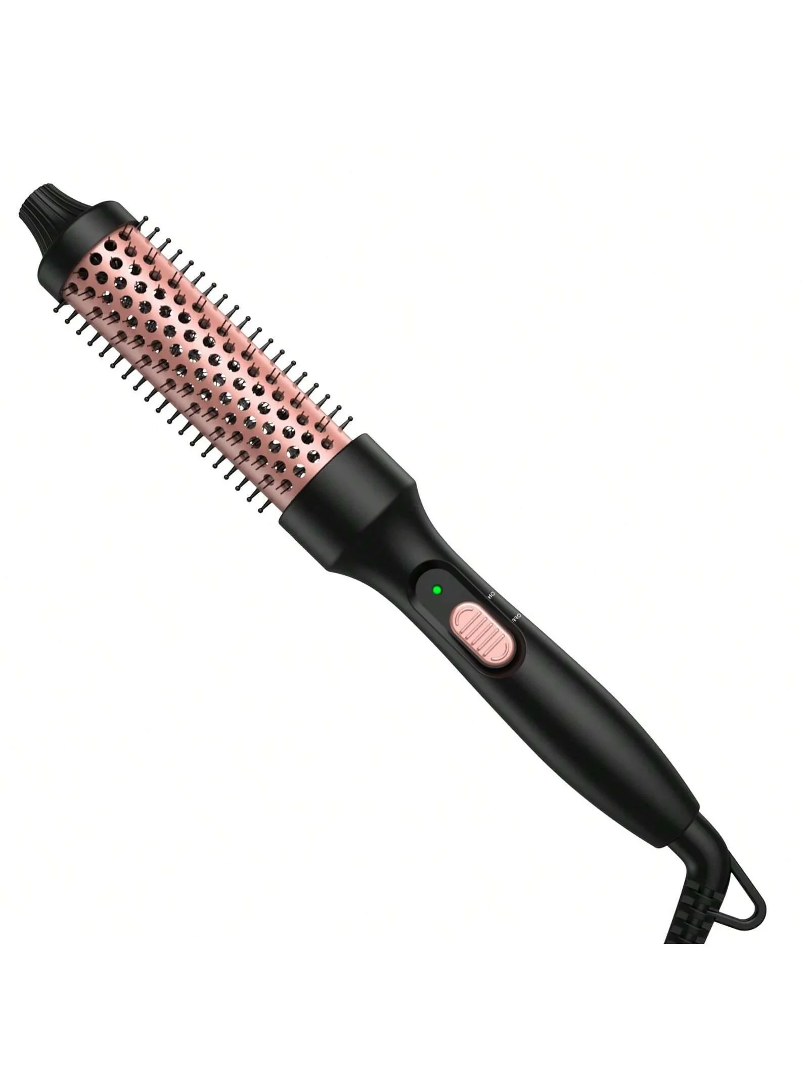 2psThermal Brush, 1.25 Inch Curling Brush Curling Iron 410°F Ceramic Tourmaline 110-240V Voltage Double  Heater Volumizing Brus