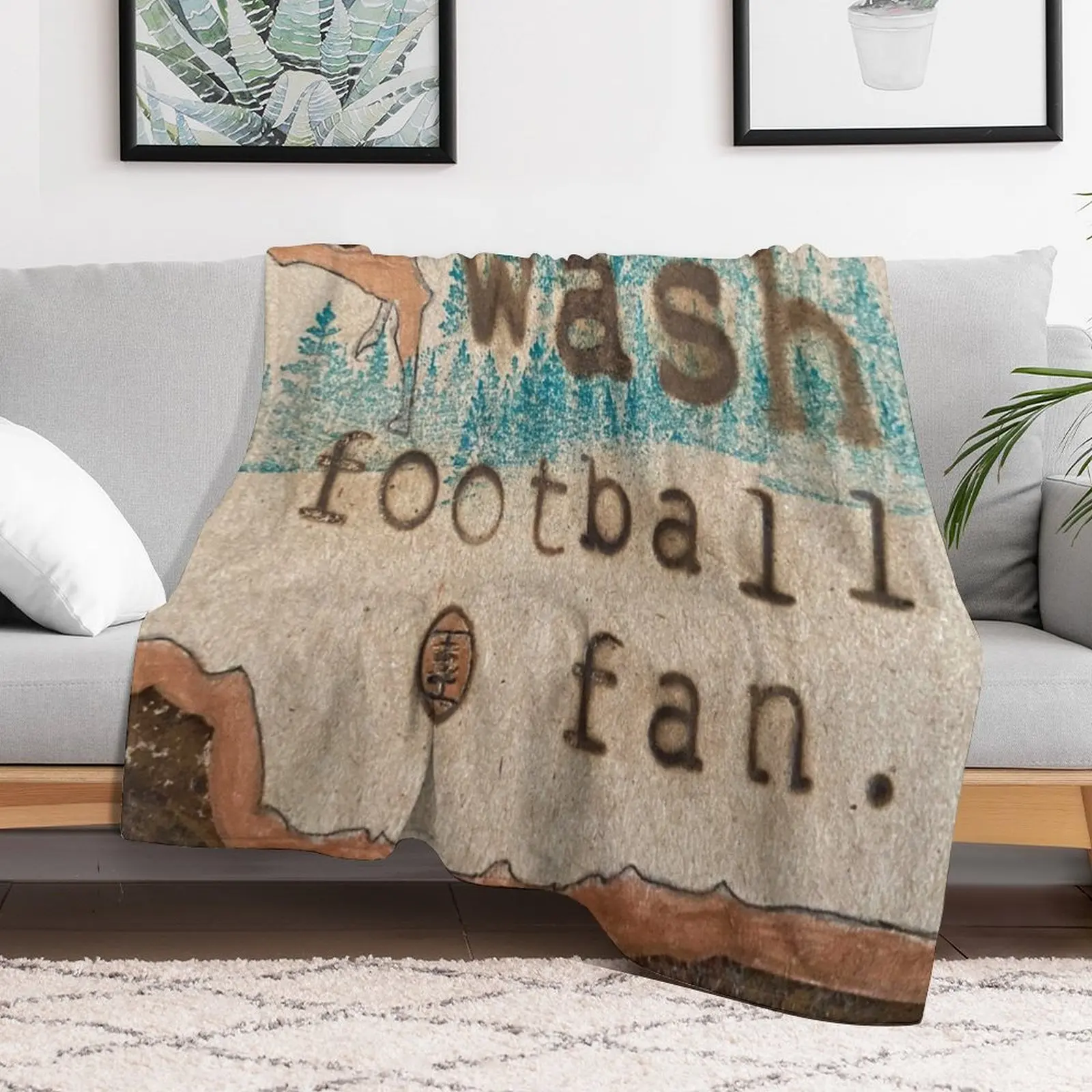 Washington Football Fan Throw Blanket Camping Thin christmas decoration Blankets Sofas Of Decoration Blankets