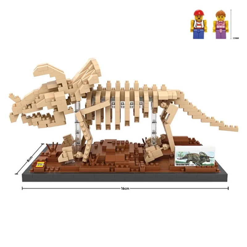 2107PCS Jurassic Park Dinosaur series Tyrannosaurus Rex Burst Dragon collection of toys for boys and children building blocks