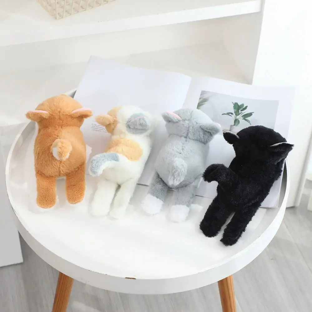 

Simulation Cat Plush Slap Bracelet Smile Wrist Style Plush Doll Slap Bracelet with Tail Cute Cat Plush Wrist Band Birthday Gift