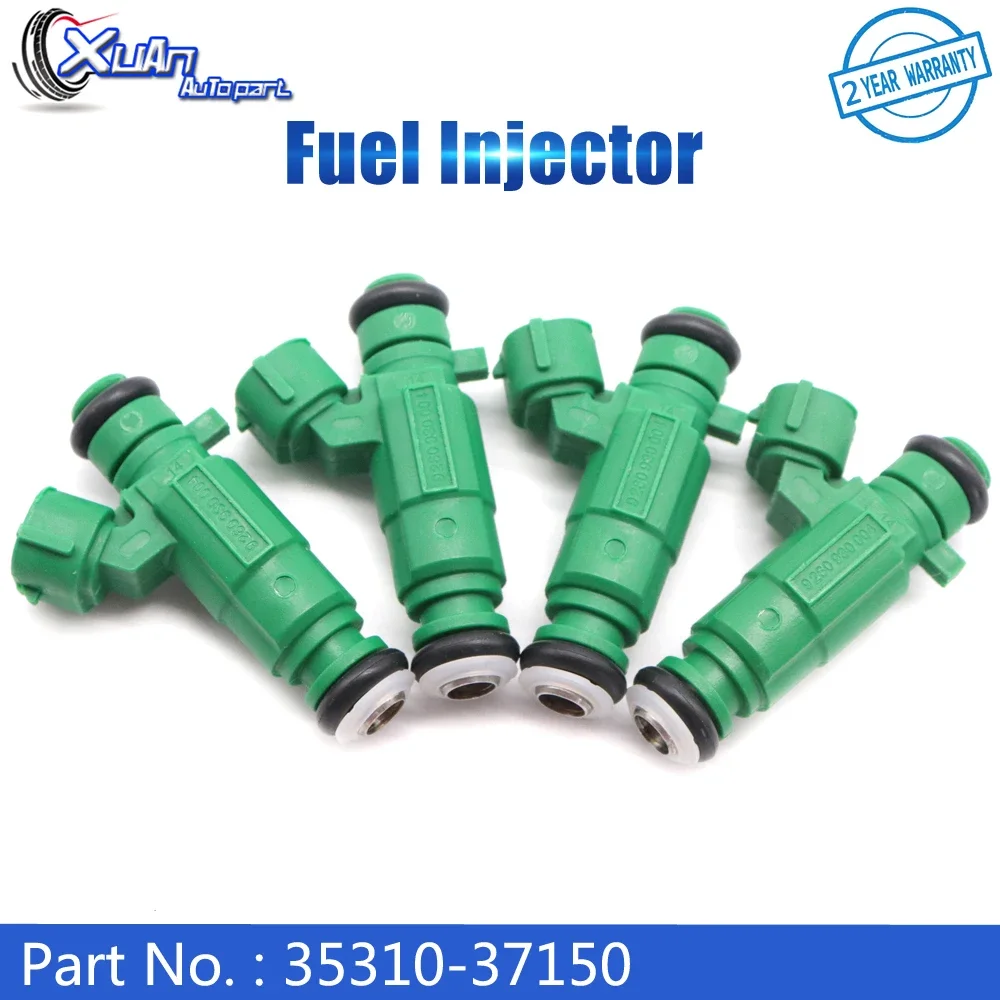 XUAN Car Fuel Injectors Nozzle 35310-37150 for Hyundai Accent Tiburon Kia Santa Fe Rio Rio5 Sportage Optima 1.6L 2.5L 2.7L 99-11