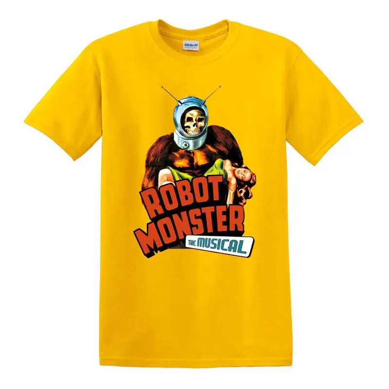 Robot Monster Movie The Musical camiseta amarilla Margarita para hombre talla S a 3XL
