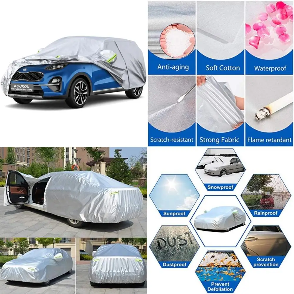 

Автомобильный чехол для внедорожника на заказ, водонепроницаемая, всепогодная защита для Kia Sportage 1994-2025, наружное и внутреннее использование