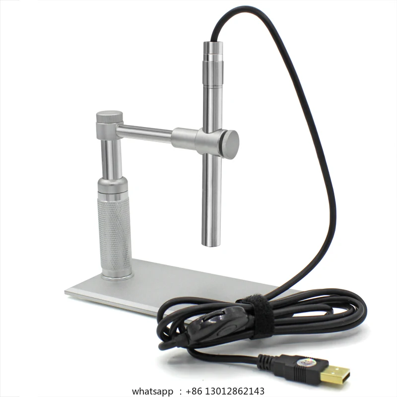 

Цифровой электронный микроскоп высокой четкости, 1-500x, USB, 2-миллионный пиксельный эндоскоп для полости рта