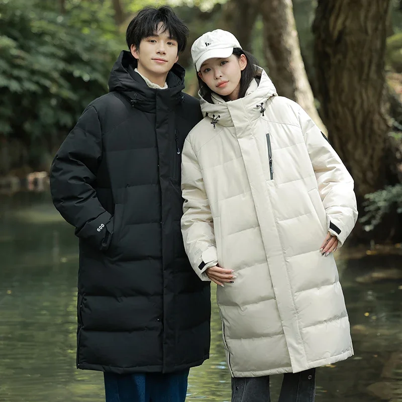 

Women Winter Fashion Outdoor Warm Long Down Jacket Men Casual Comfortable Fashion Jacket Multifunctional Neutral Feather Jacket