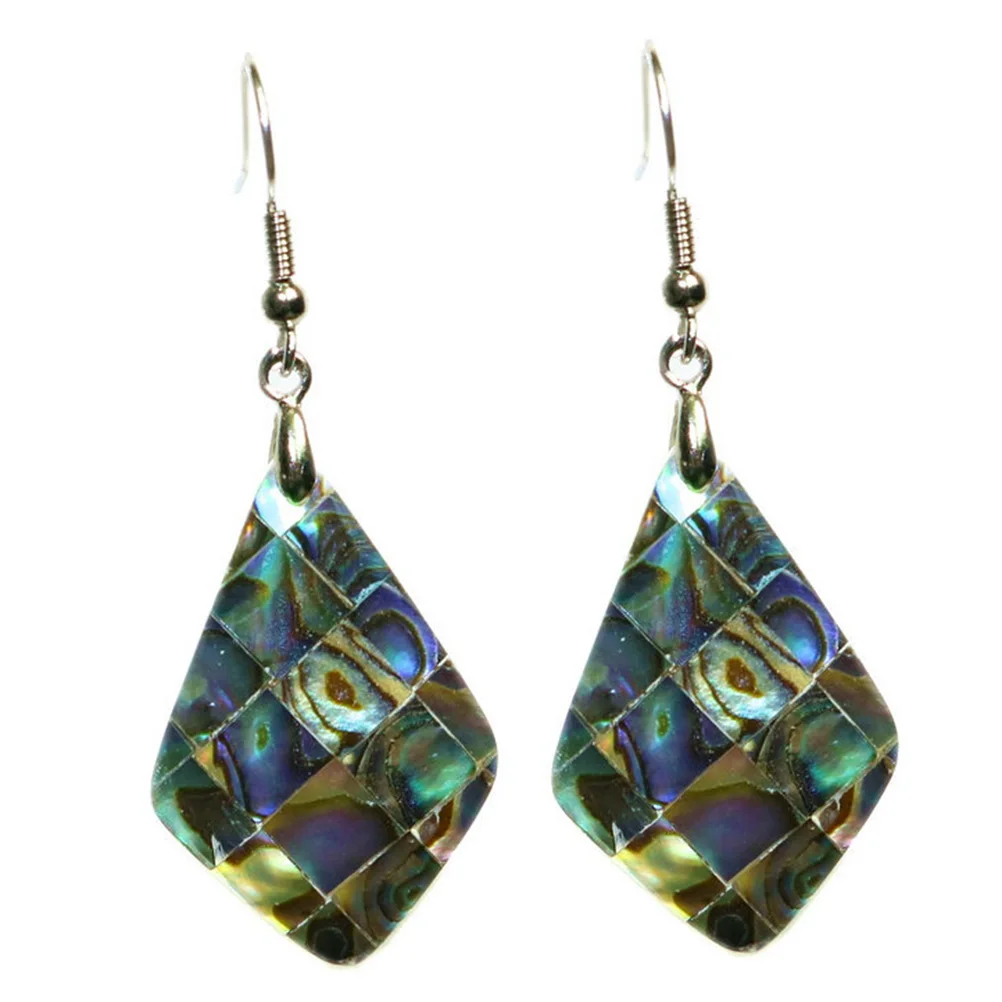 

Abalone Shell Earrings Fashionable Dangler for Woman Lady Ear Jewelry Natural Shiny Unique Beautiful Graceful Design Matching