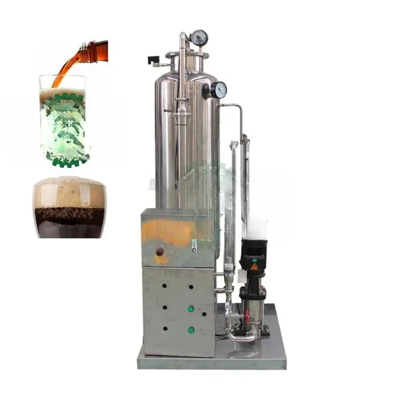 1000L/H to 6000L/H gas juice carbonated beverage single can, mixer