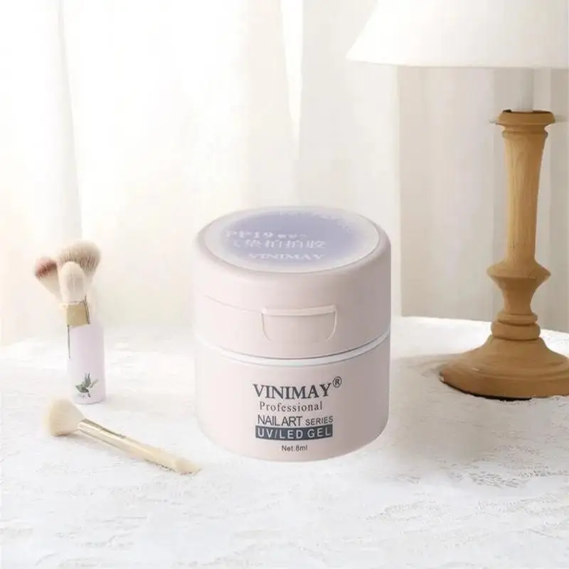 Nail Art Patting Glue Nail Polish Pat Painting Gel With Sponge Tool And Gripper Slap Nail Polish Soak Off UV LED For Manicure