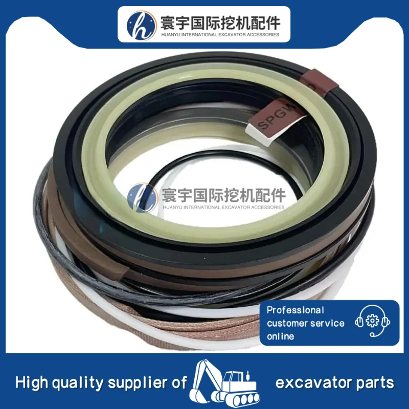 

1 шт. комплект уплотнений гидравлического цилиндра ковша экскаватора 3982332 398-2332, совместимый с деталью экскаватора CAT320GC