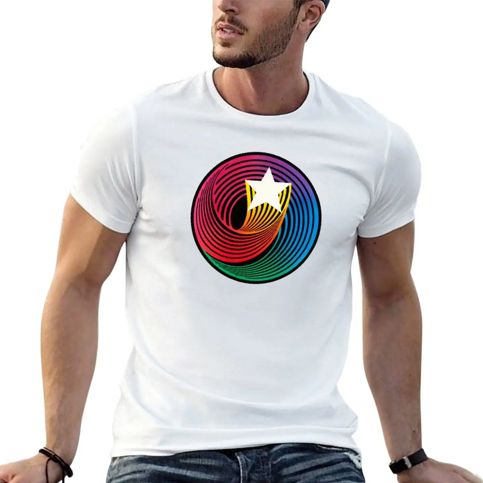 

Hanna-Barbera 70s Swirl T-Shirt t shirts for man pack white t shirts for man cotton T-Shirt