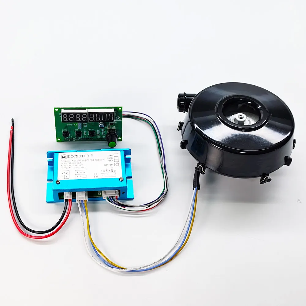 24V1082L minute 10.5KPA wave DC brushless blower silent LWK13076, fan + driver + digital tube screen + matching cable, sine wave